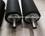 Đắp trục cao su con lăn 80 dài 1200mm