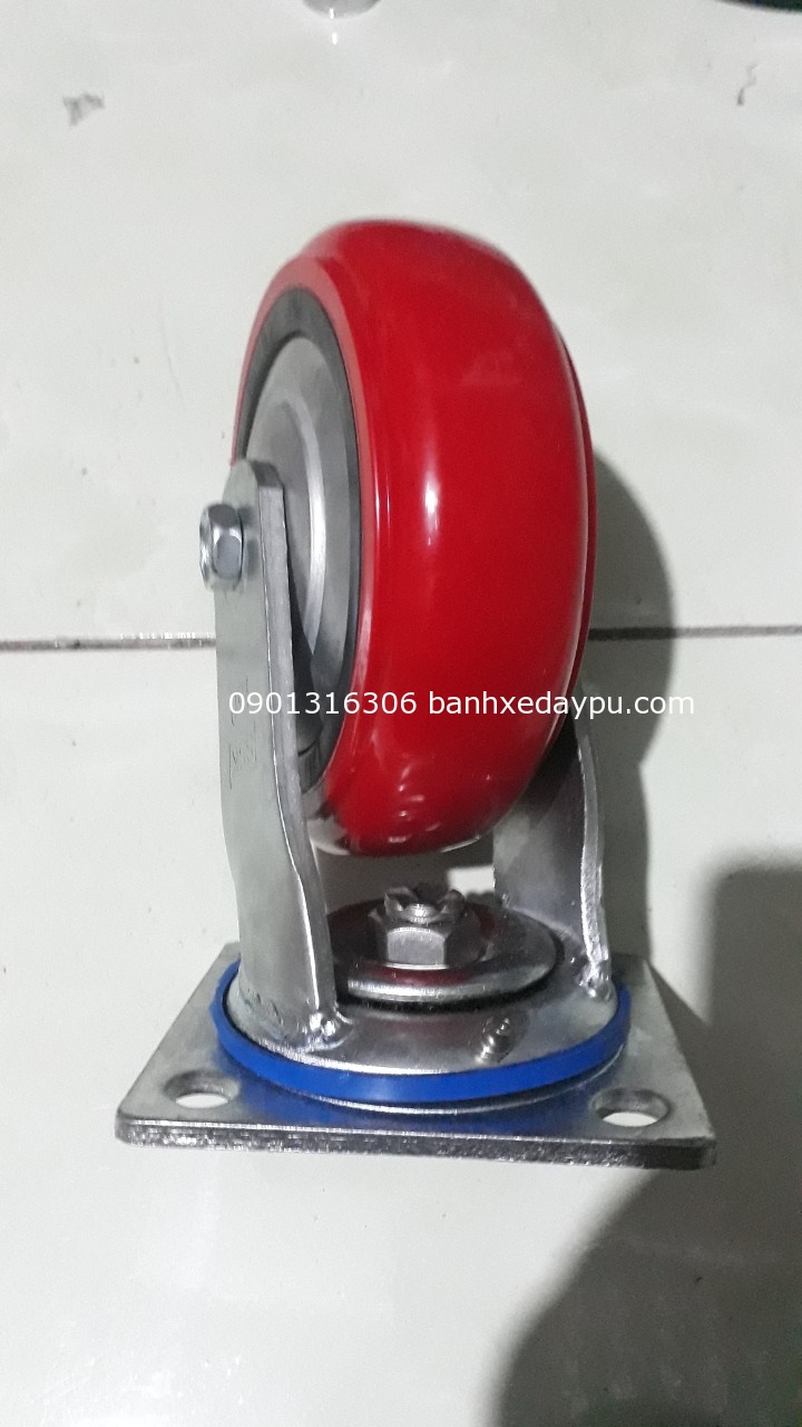 Bánh xe PU ssk 150x50mm xoay H180