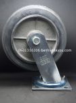 Bánh Xe Đẩy SSK Cao Su Gang  200 x 50 mm Xoay Càng 6mm