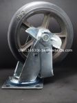 Bánh Xe Đẩy Cao Su D200  Hàn Quốc 8 x2in Có Khóa Xoay