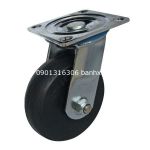 Bánh xe đẩy cao su xoay 125x48 càng sanho